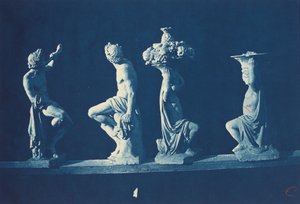 Fire statuer, ca. 1868 (foto)