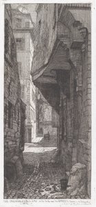 Rue Grenier ved vandet, ved siden af ​​rue des Barres
