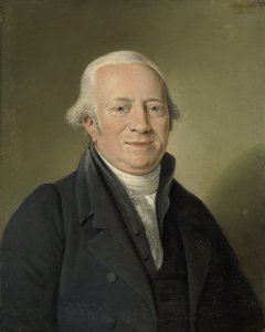 Cornelis Sebille Roos (1754-1820), Amsterdam kunsthandler og keeper af Nationale Konst-Gallery i Huis ten Bosch, Haag af Adriaan de Lelie