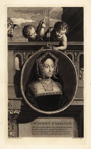 Katarina af Aragon (1485-1536) (gravering)
