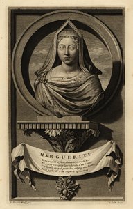 Margaret Tudor (1489-1541) (gravering)