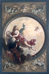 Flora med blomsterspredende Putti, 1696 af Adriaan van der Werff