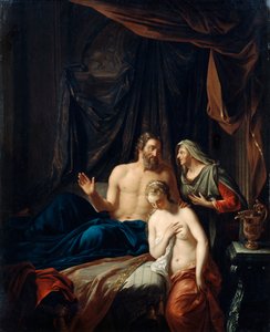 Sarah præsenterer Hagar for Abraham, slutningen af det 17. tidlige 18. århundrede