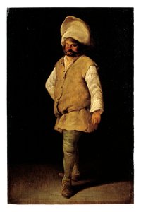 A Porter (olie på panel) af Adriaen Brouwer