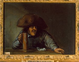 Mandlig drikker. 889 ... af Adriaen Brouwer