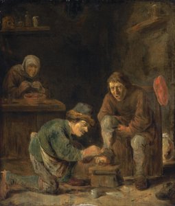 Fodlægen af Adriaen Brouwer
