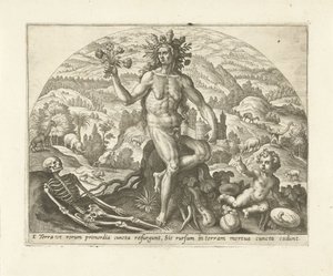 Jord De fire elementer (serietitel) af Adriaen Collaert