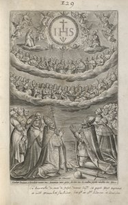 Tilbedelse af Jesu navn af Adriaen Collaert