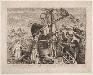 Christopher Columbus af Adriaen Collaert