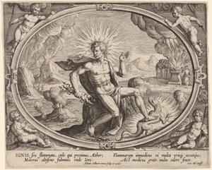 Ignis (ild) af Adriaen Collaert