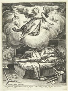 Josefs bebudelse af Adriaen Collaert