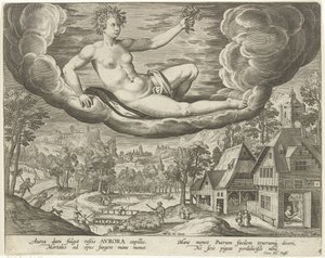Morgen De fire gange på dagen (serietitel) af Adriaen Collaert