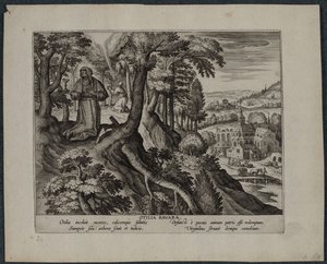 Otilia Bavarian af Adriaen Collaert