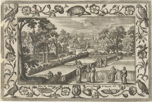 Kornplukning på sabbatten Landskaber med bibelske, mytologiske scener og jagtscener (serietitel)