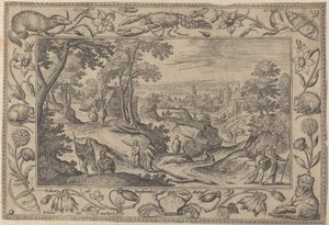 Udsendelsen af apostlene, ca. 1584. af Adriaen Collaert