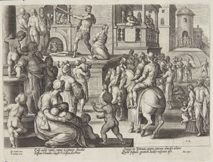 Halshugningen af Sankt Jakob af Adriaen Collaert