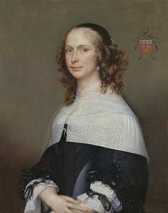Portræt af Nicolas van der Haers hustru, 1661