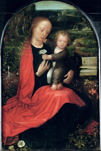 Madonna og barn af Adriaen Isenbrandt or Isenbrant