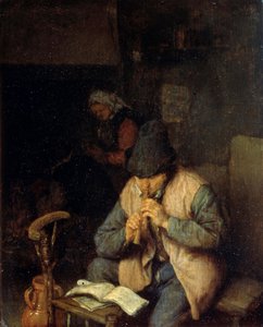 En fløjtenist, c1660 af Adriaen Jansz. van Ostade