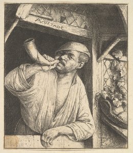Bager Blæsehorn, 1610-85. af Adriaen Jansz. van Ostade