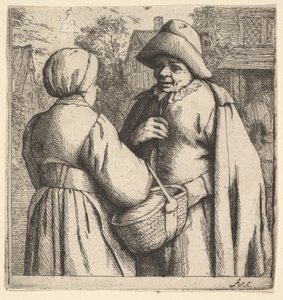 Samtale i Gaden, 1610-85. af Adriaen Jansz. van Ostade