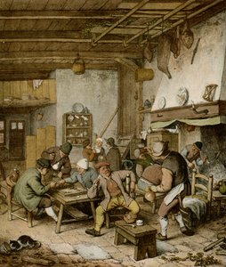 hollandsk bondeværtshus af Adriaen Jansz. van Ostade