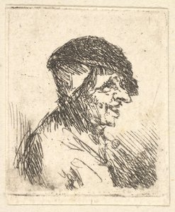 Bondehoved, 1600-tallet. af Adriaen Jansz. van Ostade