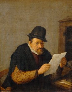 Læsning ... af Adriaen Jansz. van Ostade