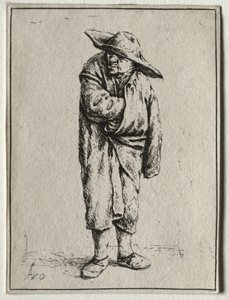 Bonde med hånden i kappen. af Adriaen Jansz. van Ostade