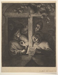 Sangere ved vinduet, 1610-85. af Adriaen Jansz. van Ostade