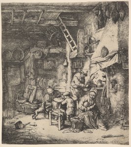 Familien, 1647. af Adriaen Jansz. van Ostade