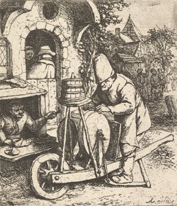 Knivsliberen, 1610-85. af Adriaen Jansz. van Ostade
