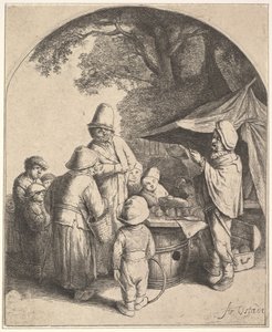 Kvaksalveren, 1610-85. af Adriaen Jansz. van Ostade