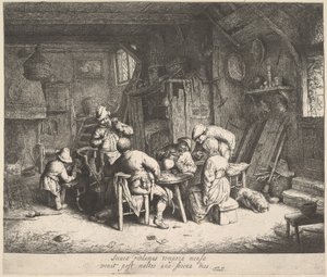 Smagen, 1610-85. af Adriaen Jansz. van Ostade