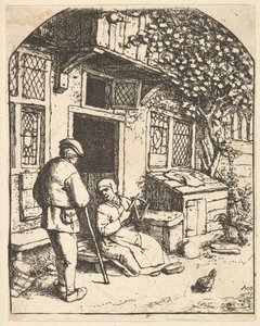 The Winder, 1610-85. af Adriaen Jansz. van Ostade