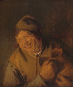 Den lystige bonde, 1630-50 af Adriaen Jansz. van Ostade