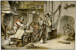 Musikeren af Adriaen Jansz. van Ostade
