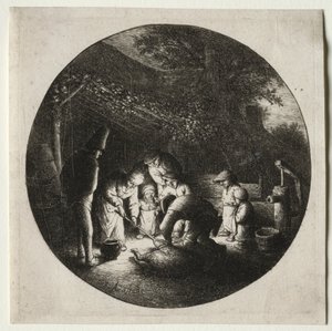 Svinemorderne. af Adriaen Jansz. van Ostade