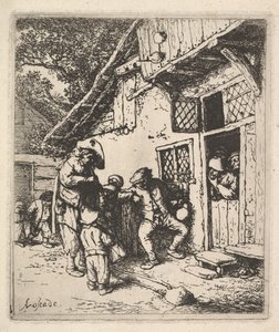 Omrejsende musikere, 1610-85. af Adriaen Jansz. van Ostade