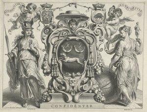 Antonius Triests våbenskjold Selvsikker (titel på objekt)