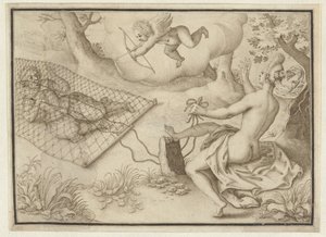 Kampnettet af Adriaen Matham (possibly)