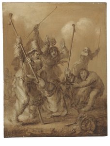 Al-Arm (olie på panel)