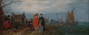 Efterår (samtale) af Adriaen Pietersz van de Venne
