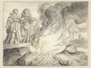 «Lidenskab er ild af intet andet end halm» af Adriaen Pietersz van de Venne