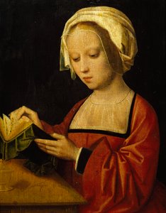 St. Magdalene-læsning af Adrien Ysenbrandt (ca 1500-1551), olie på panel af Adriaen Ysenbrandt