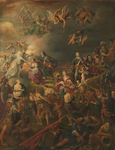 Allegori om freden under stadholder Willem II af Adriaen van Nieulandt (I)