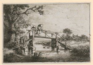 Fiskere på broen af Adriaen van Ostade