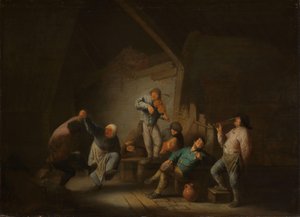Dansende par af Adriaen van Ostade