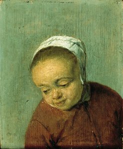 En piges hoved af Adriaen van Ostade