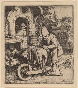 Knivsliber af Adriaen van Ostade